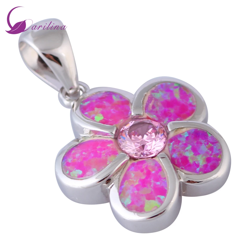 

Promotion High quality 925 stamp Silver Pink Fire Opal Topaz for women's pendants P252