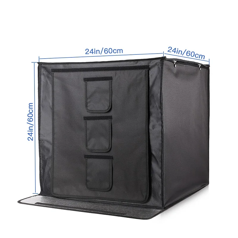 Najtaniej SAMTIAN F60 podświetlana tablica 60*60CM tablica świetlna led składana Softbox z trzema kolorami tła do studia fotograficznego