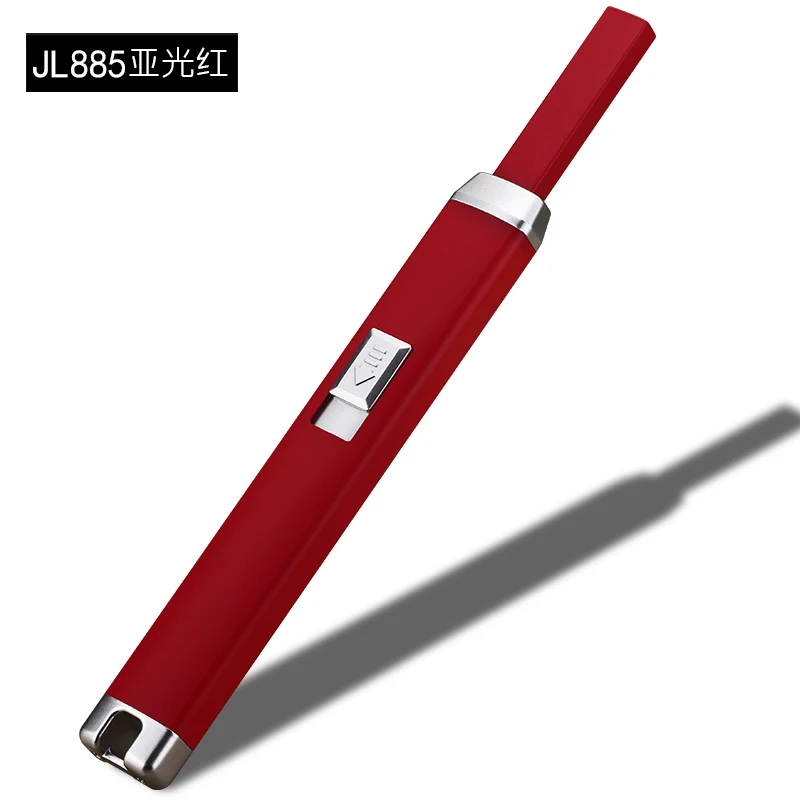 Интеллектуальная Электрическая длинная USB дуговая кухонная ветрозащитная Зажигалка для свечей и фейерверков для барбекю - Цвет: 13