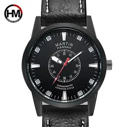 Мужские часы лучший бренд класса люкс Натуральная кожа спортивные часы Водонепроницаемый Мода Высокое качество часы наручные часы Relogio