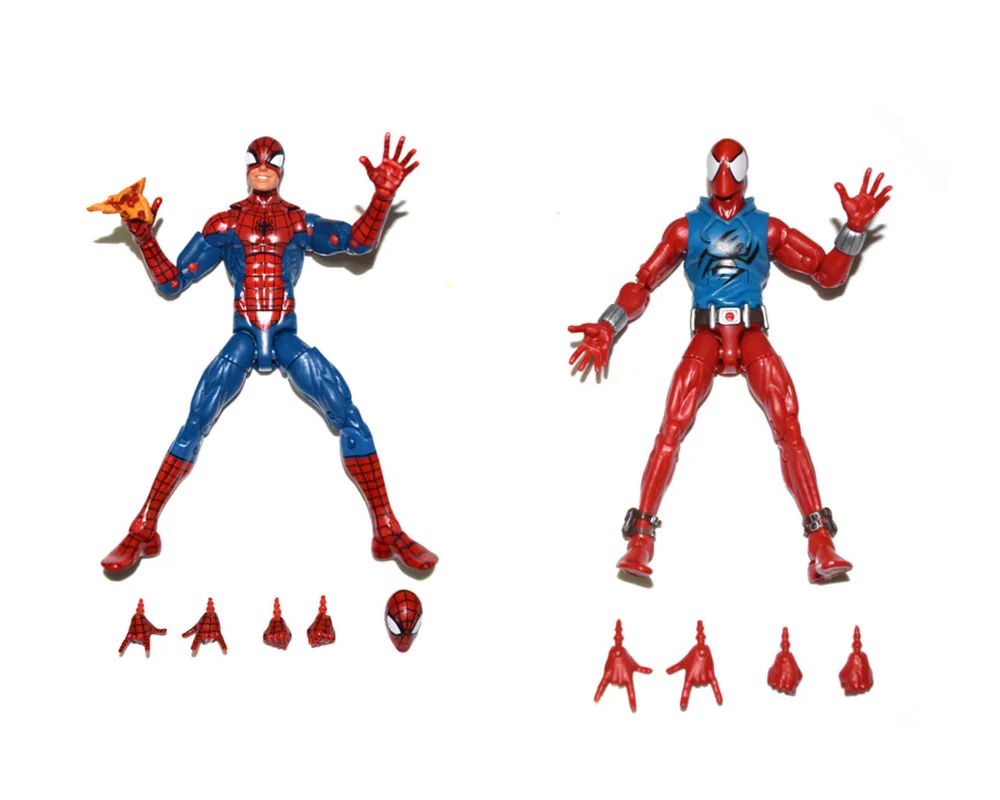Marvel Legends Infinite Series Pizza & Scarlet Spiderman 6" Loose
