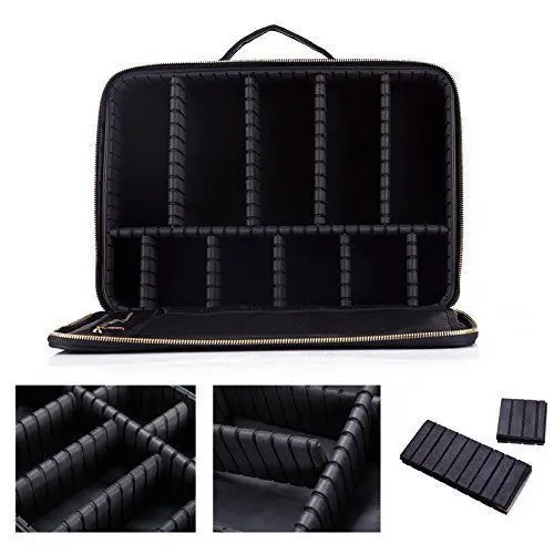 Newest Hot Luxury Cosmetic Organizer Box Case Makeup Bag Travel Beauty Professional Display Portable Artist Cosmetic Bags