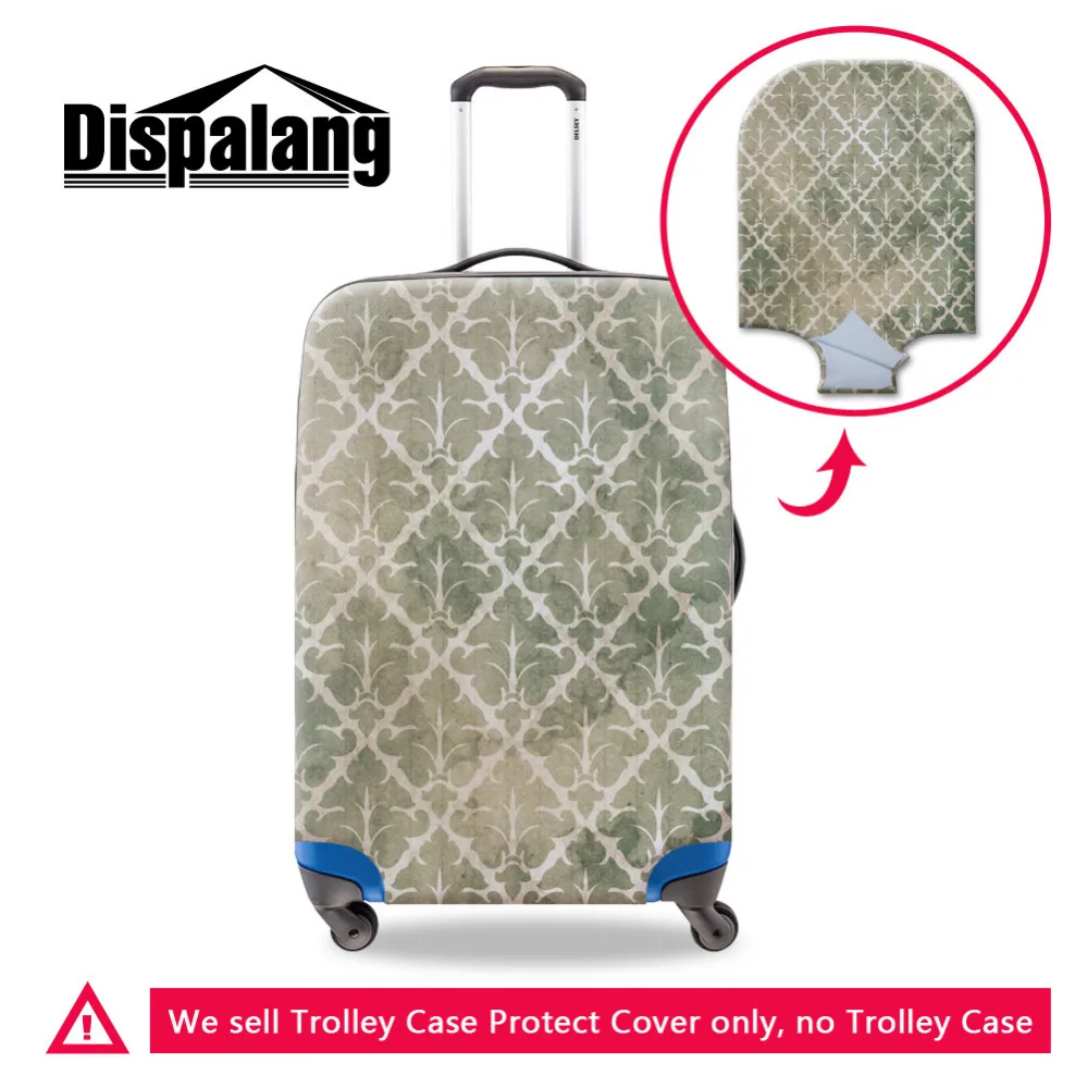 Elastic Artistic Pattern Print Travel Luggage Cover Waterproof 18-30inch Suitcase Protective Anti-dust Accessories | Багаж и сумки