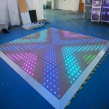 

RGB Acrylic Video Dance Floor for the wedding party