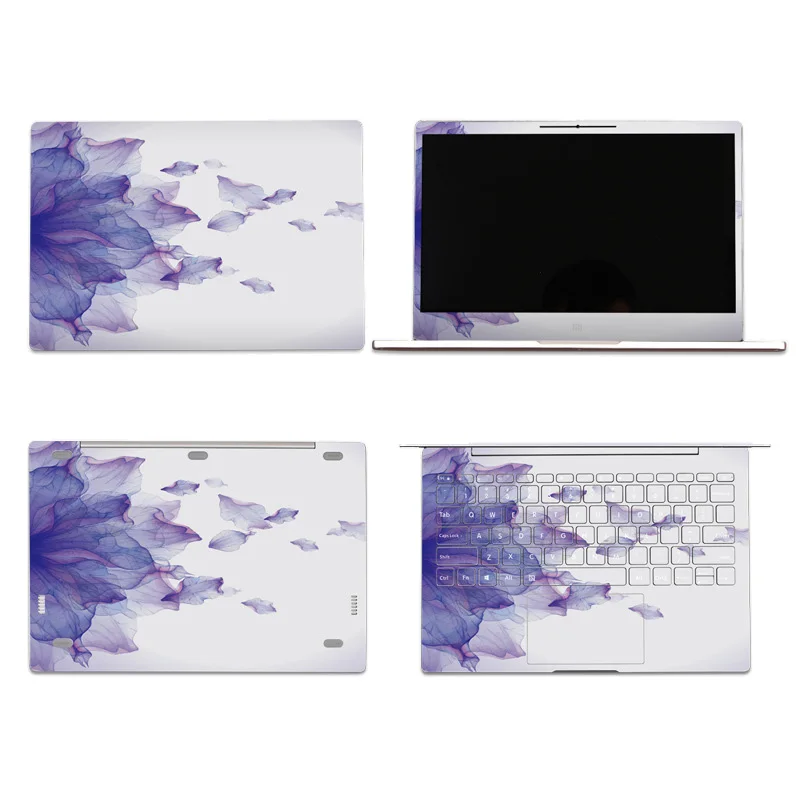 4 Sides Laptop Skin Notebook Stickers Case For Lenovo Dell Asus 14 15.6 inch Full Coverage Computer Decal Laptop Sticker Shell