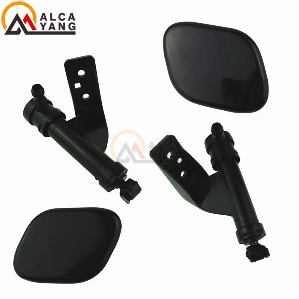 

Front Headlight Washer Lift Cylinder Spray Nozzle Jet And Cover Cap For Hyundai Santa Fe IX45 98681-A1000 & 98682-A1000 LH&RH