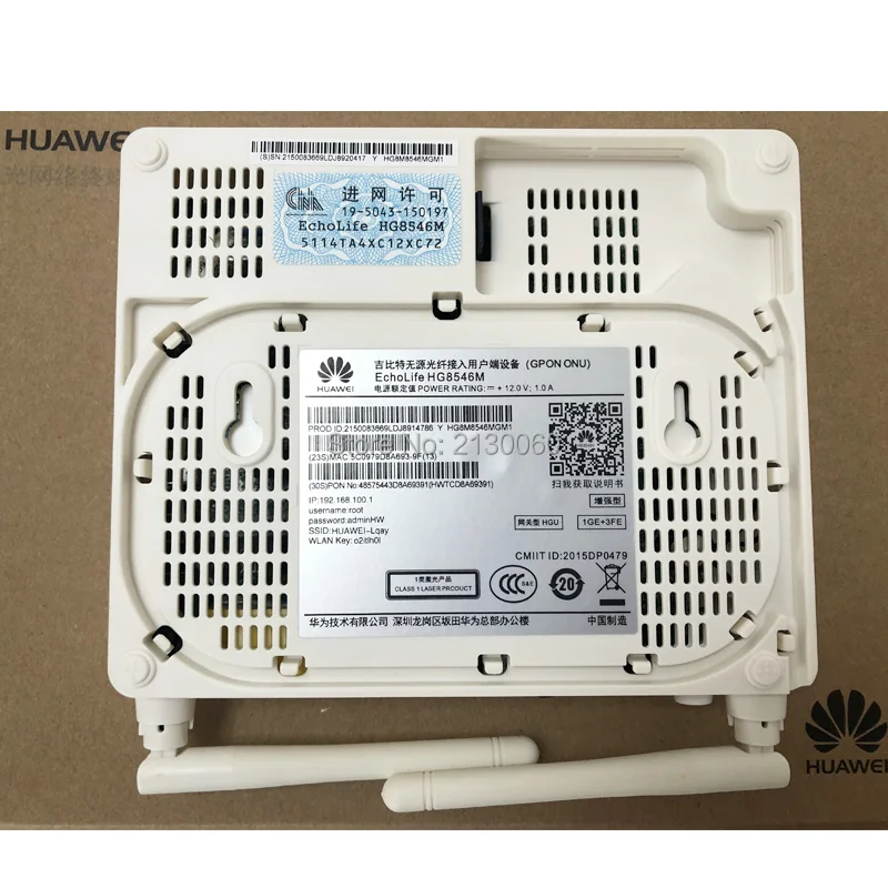 Hg8546m gpon wifi Huawei GPON onu huawei ont HG8546M с 1GE + 3FE портами 1 * телефонный порт ONT|Оптоволоконное