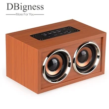 Dbigness Portable Bluetooth Speaker Hifi Soundbar Wireless Bass Support TF FM Subwoofer with Microphon for Phone