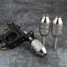 2 шт. тату оборудование тату ручка машины нержавеющая сталь Ручка электрическая машинка для татуажа ручка 304 нержавеющая сталь