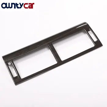 

For Land Rover Discovery Sport Car Accessories ABS Dark Wood Grain Center Control AC Outlet Vent Frame Cover Trim Stickers 2015+