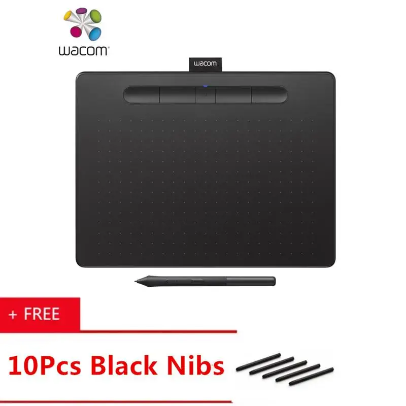 Wacom Intuos Книги по искусству Средний Pen &amp Touch CTH-690/K0-CX (черный) | Компьютеры и офис
