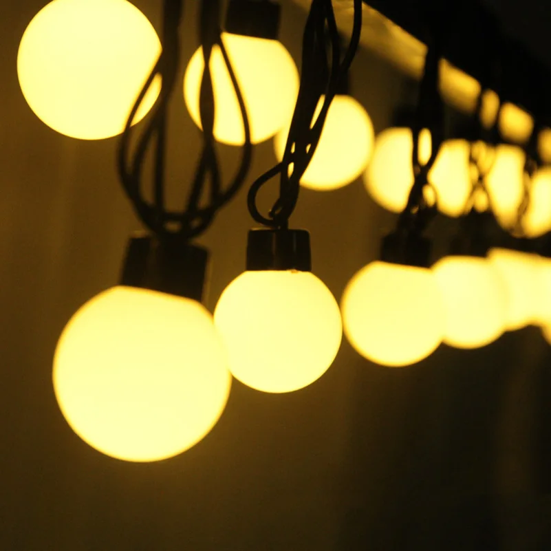large ball string lights