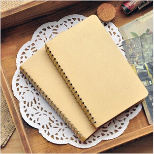 Cute Brief Drawing Sketchbook Book Spiral Blank Paper Notebook Notpad School Supplies Stationery photo