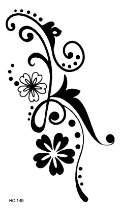 HC1149 Waterproof Women Sexy Arm Chest Fake Tattoo Stickers Sketch Picture Leaf Design Flash Temporary Tattoos Sticker HC1149 Waterproof Women Sexy Arm Chest Fake Tattoo Stickers Sketch Picture Leaf Design Flash Temporary Tattoos Sticker