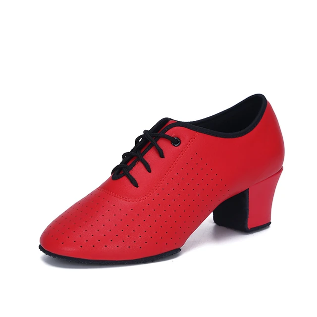 Zapatos de Tango para mujer, zapatillas deportivas de fondo de cuero,  zapatos de baile latino de microfibra, zapatos de Fitness modernos para  profesores - AliExpress