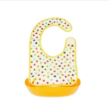 Водонепроницаемый детские нагрудники-шарфы фартук для мальчиков и девочек, слюнный карман красочные нагрудники карман Разделение Тип пластиковые Слюнявчики S2