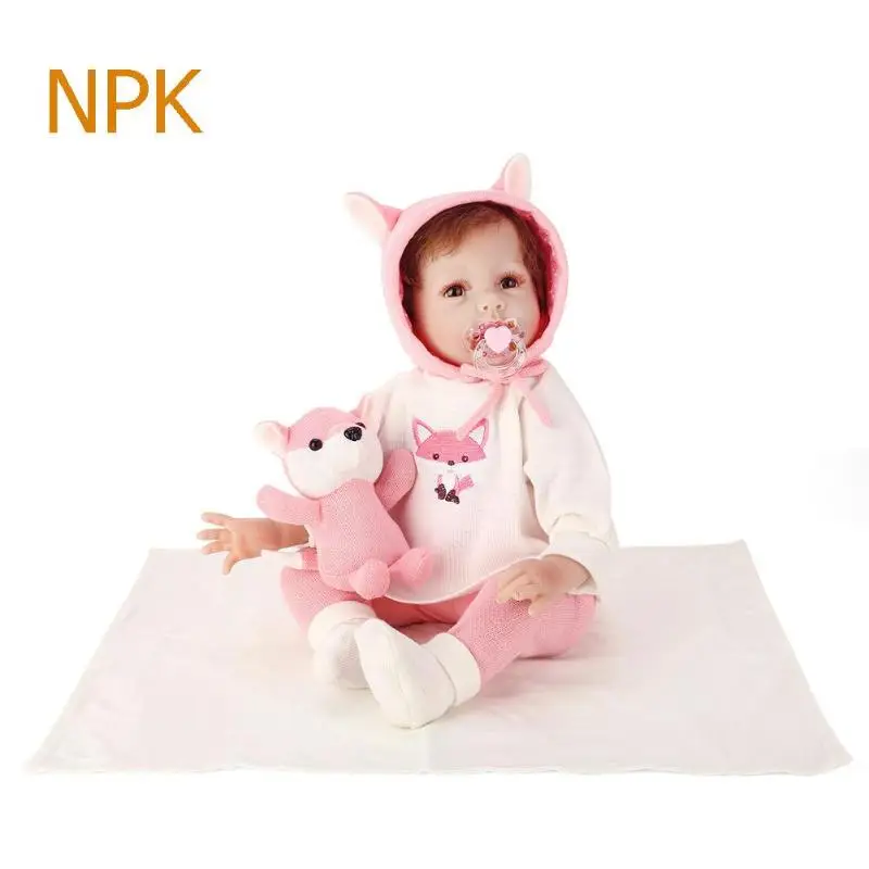 

55cm NPK Doll Soft Silicone Vinyl Simulation Reborn Baby Doll Artificial Infant Girl Toy Bebe Realista Fashion Doll Baby Gift