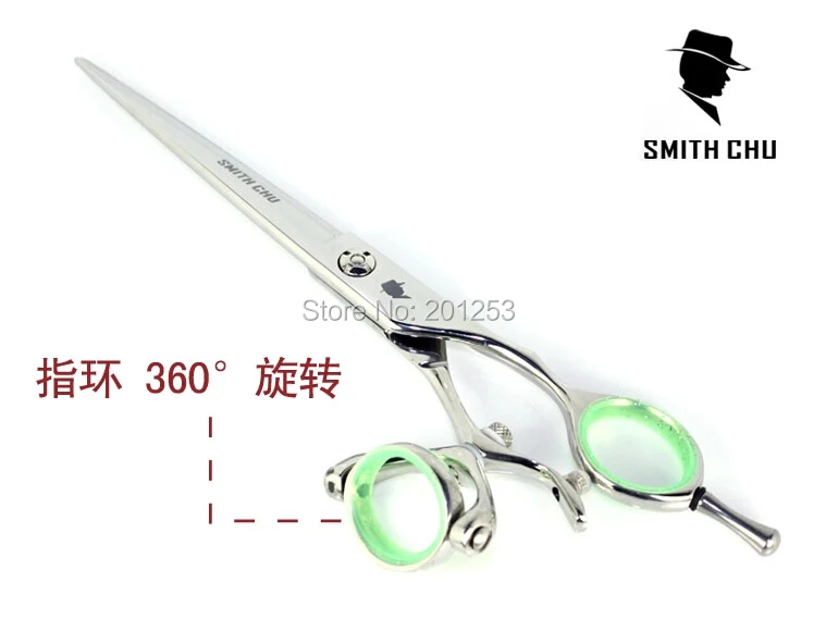 

Smith Chu Professional Cutting Scissors ,360 Degree Rotation Hair Cutting Scissors for Human Hair ,6INCH,1pcs,LZS0090