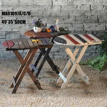 Портативный складной стол для кемпинга уличная мебель компьютерная кровать столы для пикника алюминиевая Рыба Стиль дерево Сверхлегкий складной стол