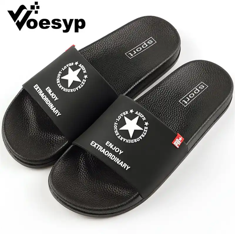 slides and flip flops