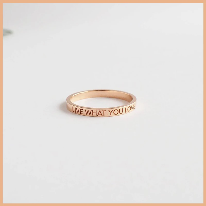 SG персонализированные кольца из розового золота с гравировкой на заказ кольцо с надписью имя серебро 925 пробы кольца для возлюбленной пары подарки