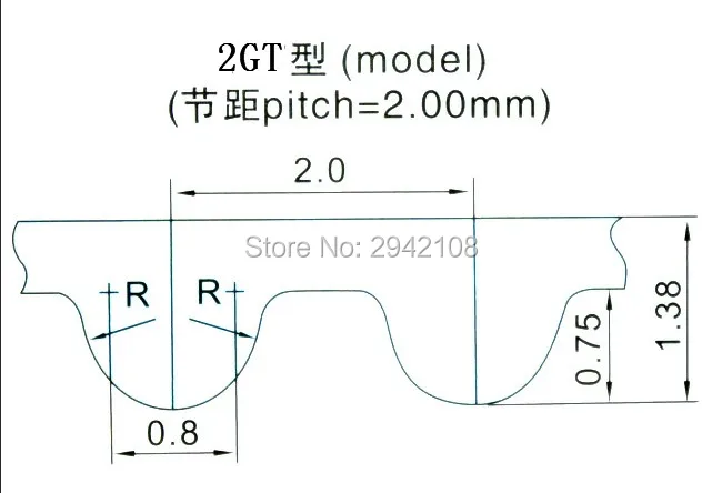 Высокое качество 10 м/лот GT2 10 мм открытый ремень ГРМ ширина 10 мм 2GT 10 мм резиновый ремень для 3d принтера