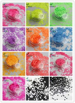

TCT-144 Mickey Mouse Neon Matte Color 4MM Solvent Resistant Glitter Nail Art Nail Gel Polish Makeup Manual DIY Crafts Decoration