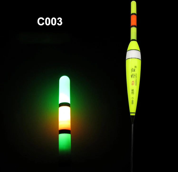 Светодиодный светильник электронный рыболовный поплавок с светильник светящийся рок рыболовный буй без CR425 батареи ночные рыболовные снасти F27