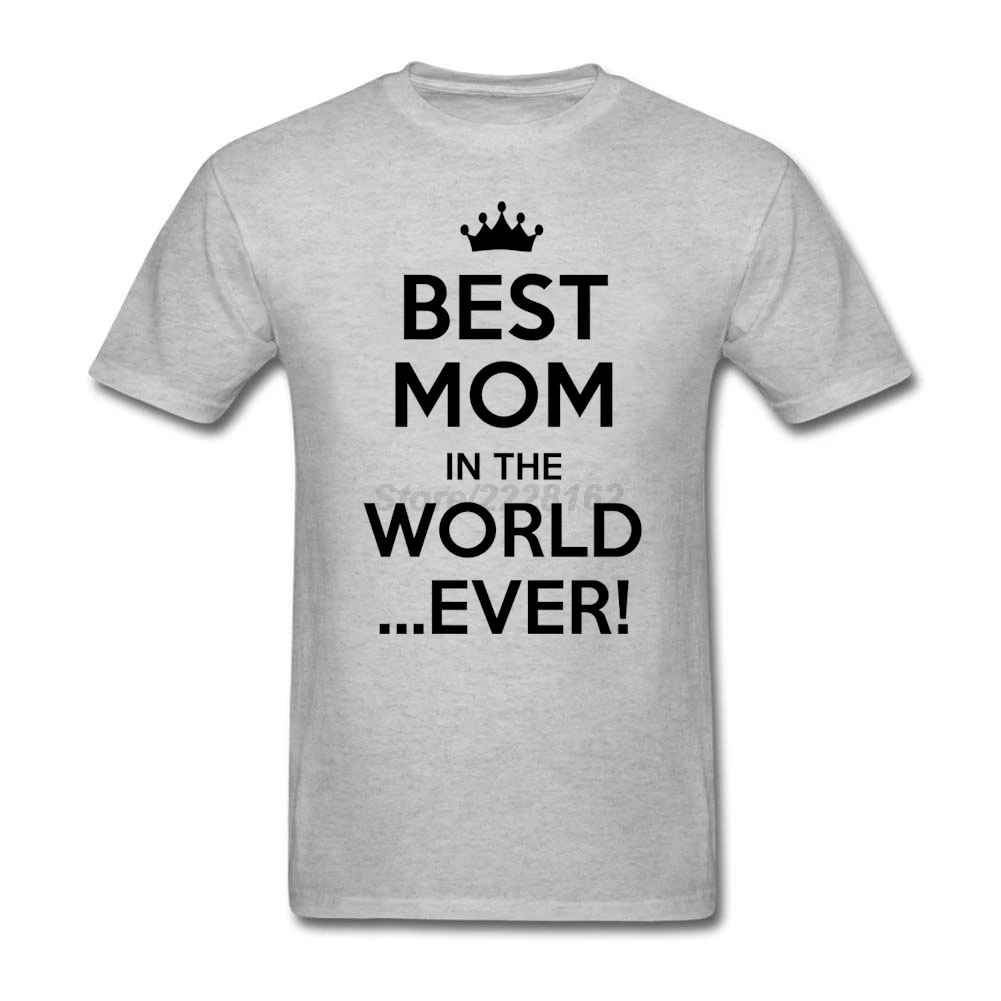 Лучшая футболка с надписью mom in the world ever man желтые рубашки в стиле хип-хоп для