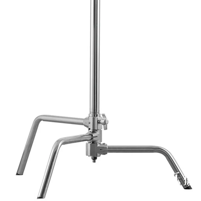  Professional magic leg C frame film large light stand with silver - white stainless steel bracket C