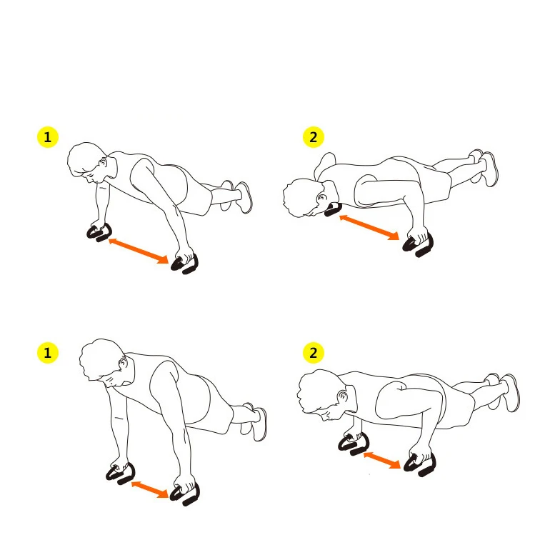 S-образные отжимания стойки 1 пара грудной мышцы расширение тренировочный держатель пуш-ап стенд рама