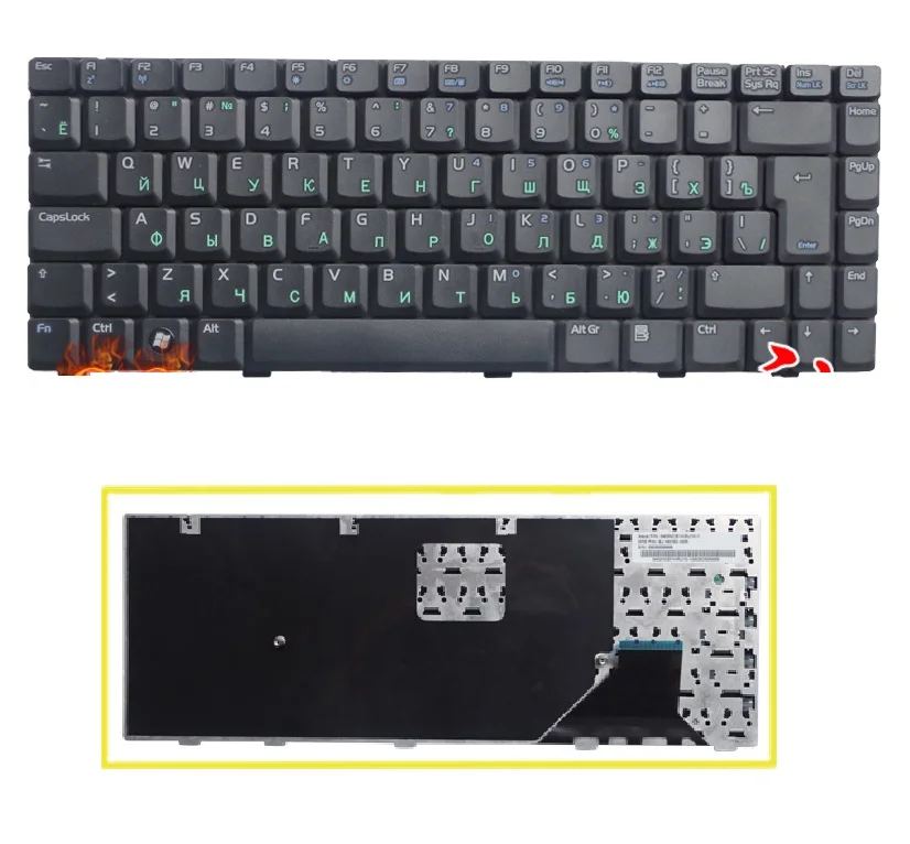 SSEA Новая русская клавиатура для Asus A8 A8F F8 F8H X80 X81H W3000 Z99 Z99J Z99D Z99M Русская | Компьютеры