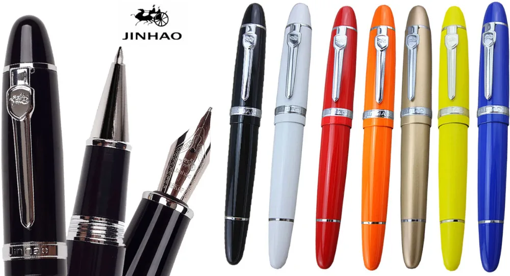 Fountain Pen  and RollerBall pen  JINHAO 159 office and school stationery standard big signature gel ink pen  Free Shipping