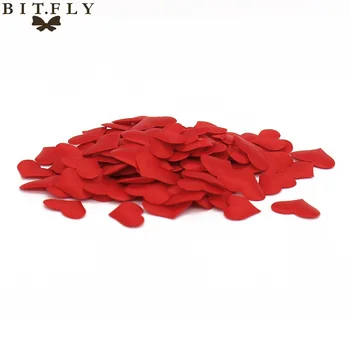 

New Brand 1000pcs/lot Love Heart Shaped Sponge Petal For Wedding Decorative Handmade DIY Petals Table Party Supplies Confetti