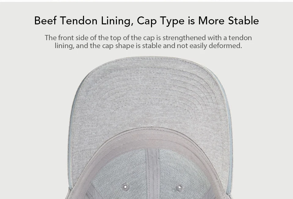 Xiaomi Youpin Trendy Solid Color Reflective Baseball Mi Cap Hat Sweat Absorption Reflective Snapback Hip Hop For Men and Women (9)