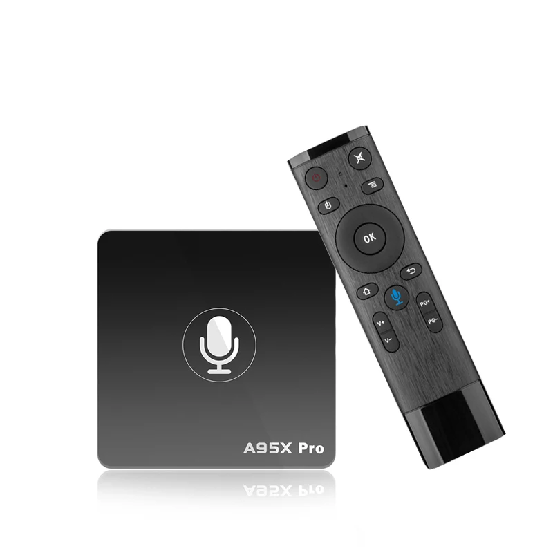 

A95X PRO smart TV Box Android 7.1 Amlogic S905W Quad Core 2G 16G Wifi 4K Streaming set top box Google Voice Control media player
