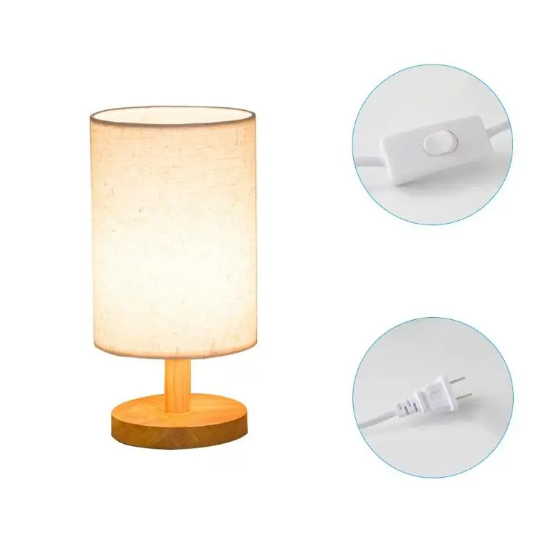 Modern Round Plastic Desk Lamp