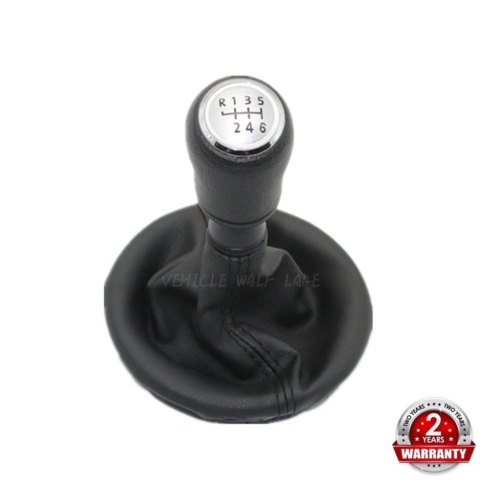 

For VW Transporter Multivan T5 2003 2004 2005 2006 2007 2008 2008 2010 Car 5/ 6 Speed Gear Stick Shift Knob Leather Gaiter Boot