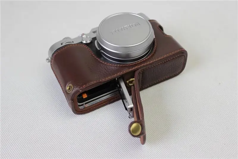 Чехол из натуральной кожи для камеры Fuji Fujifilm X100F | Электроника