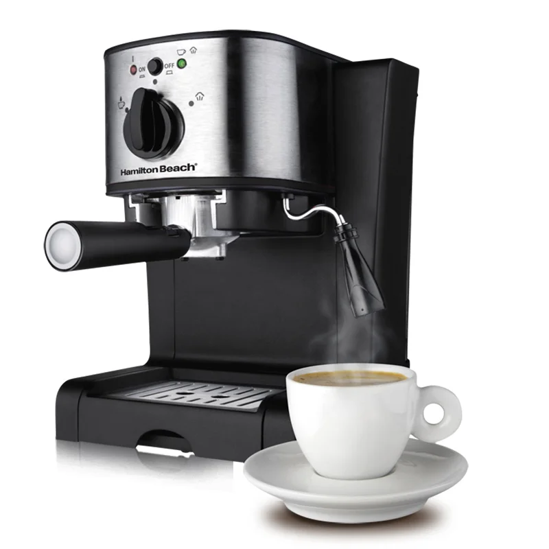 40791 CN Italian Coffee Maker Espresso Coffee Machine 15 Bar Cream Coffee Automatic High ...