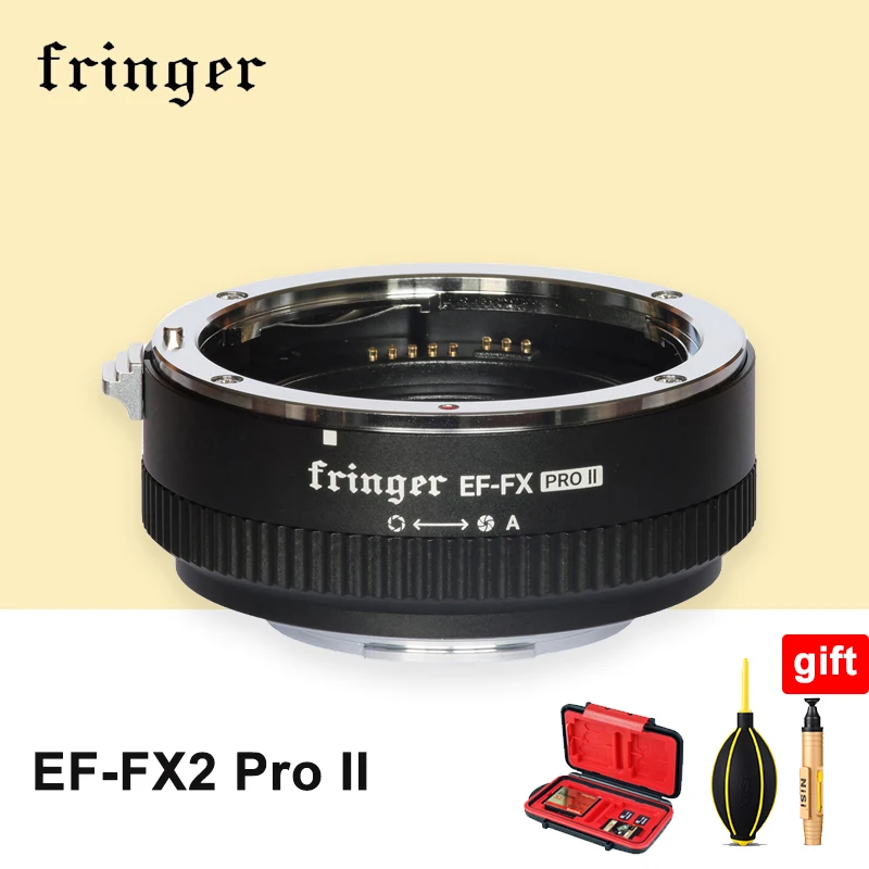 Fringer EF-FX Pro II Крепление-адаптер для объектива с автофокусом для объектива адаптер для цифровой однообъективной зеркальной камеры Canon EOS EF объектив Fujifilm FX Камера XT3 X-H X-PRO X-T2