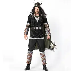 Взрослых Для Мужчин's кошмарный Viking Warrior Косплэй исторический костюм