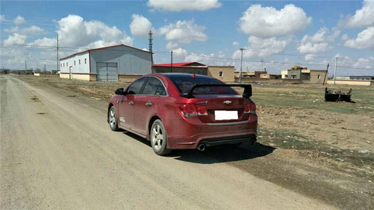 Для Chevrolet спойлер Cruze 2010-2013 FD2 ABS Материал заднее крыло праймер цвет задний спойлер нажмите хвост для спойлер Cruze