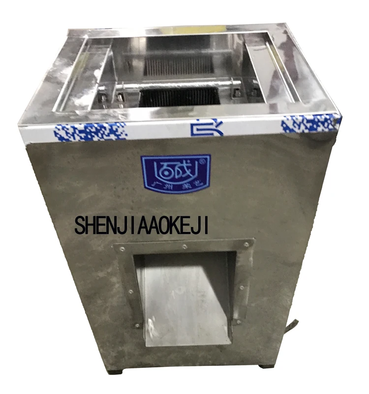 Электрическая машина для резки мяса DQ-1 профессиональная нержавеющая сталь промыленный ломтерезка для замороженного мяса вертикальный мясо slicer 220 V