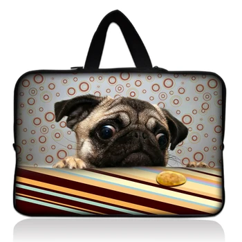 

Hot Design Pug 11.6" 12" Neoprene Laptop Carrying Bag Sleeve Case Cover Holder+Hide Handle For Apple HP
