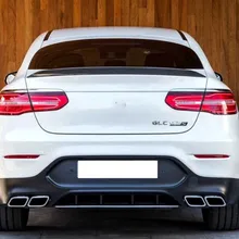 Для GLC Coupe GLC300 GLC250- спойлер для Benz GLC Coupe GLC43 GLC260 надрезаемая подкладка, ABS автомобиля спойлер заднего крыла