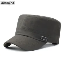 XdanqinX хлопок мода армейские военные шапки для мужчин Snapback кепки Регулируемый размеры Ретро взрослых без каблука s папа