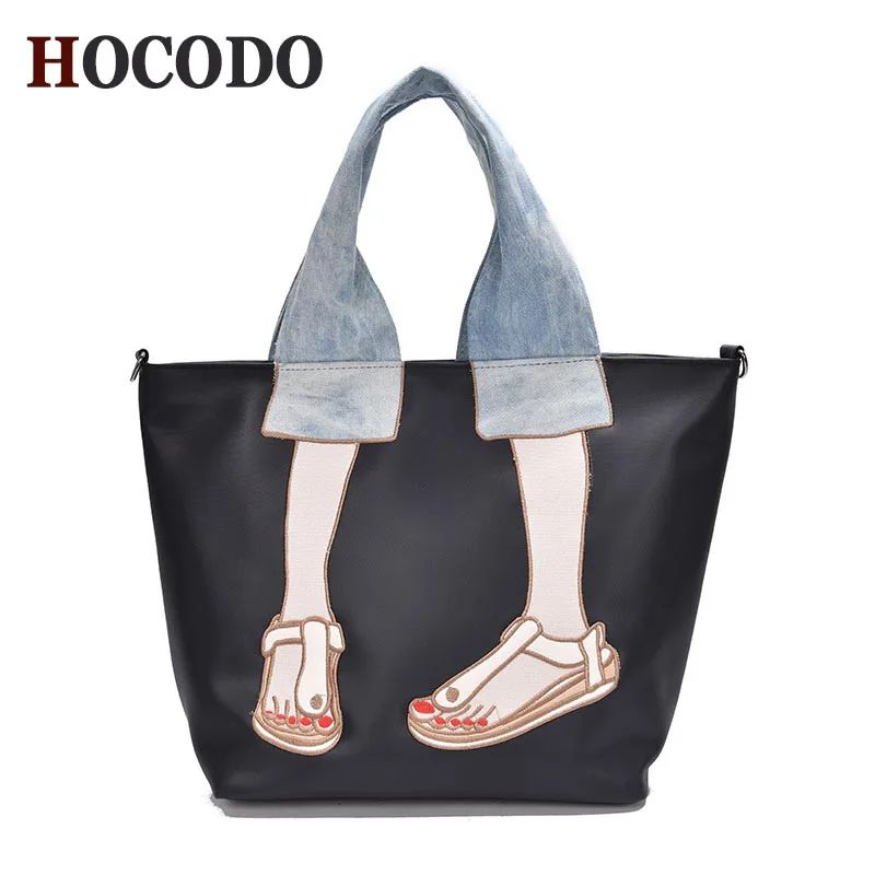 

HOCODO Tote Bag Female Student 2018 Autumn And Winter New Casual Large Capacity Shoulder Bag Wild Korean Personality Handbag