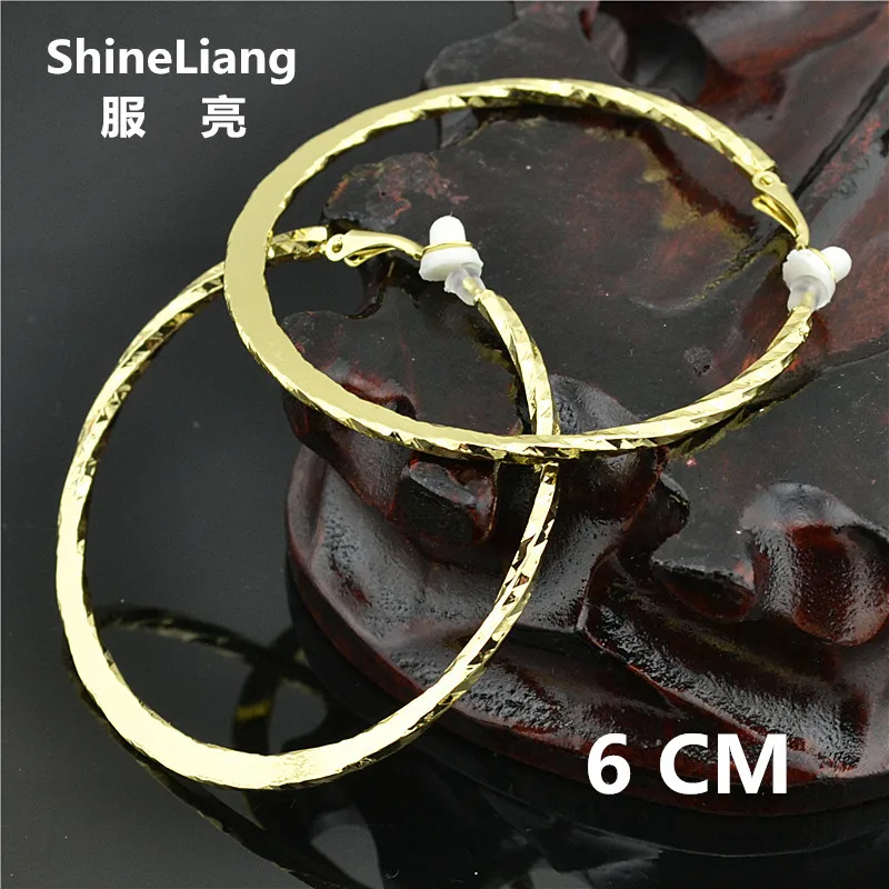 

Clip on ear Earrings jewelry for women 6cm female gold silver No ear hole without piercing Youth student girl Brincos de senhora