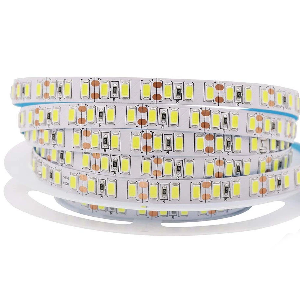 Светодиодная лента 12V 1m 5m 600 LED 5630 5730 гибкая Водонепроницаемая светодиодная